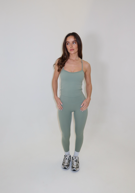 Sage Green Sculpt Vest